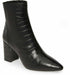 AQUATALIA Posey Water Resistant Croc Embossed Bootie  $575 Black - US Size 7.5 M